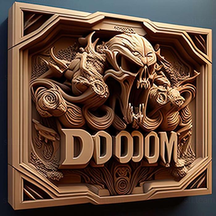 3D model Doom 2016 game (STL)